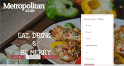 Desktop Screenshot of metropolitanclubs.com